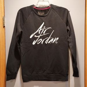 Air Jordan Sweatshirt, Stats on Sleeve